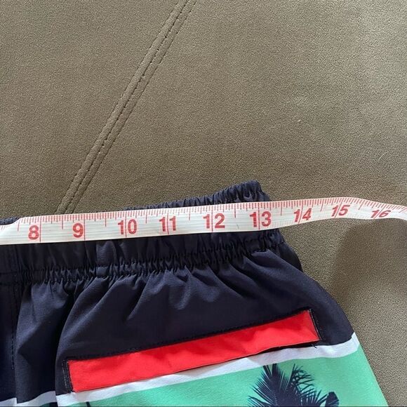 Pull-in Men’s Short Jam Palm Tree Swim Trunks M - Picture 14 of 14